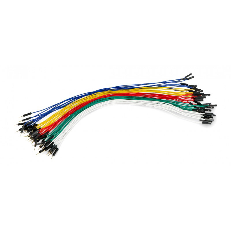 Verbindungskabel weiblich-männlich 30cm farbig - 50St