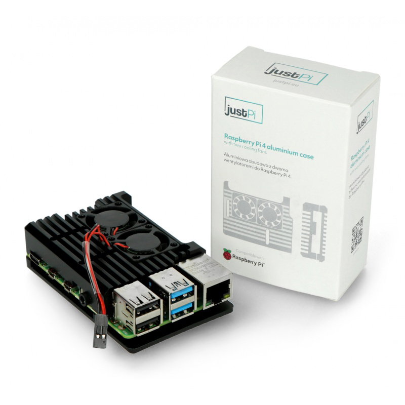Set mit Raspberry Pi 4B WiFi 2GB RAM + 32GB microSD + Zubehör -