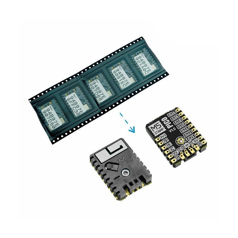 M5Stamp Pico - Entwicklungsmodul mit ESP32-PICO-D4 - 5 Stück -