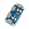 USB Hub Hat (B) - Hub mit 4 Ports - Overlay für Raspberry Pi 4B