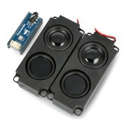 Audioerweiterung + 2x 5W Lautsprecher für Raspberry Pi Pico -