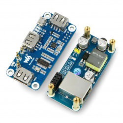 PoE Ethernet / USB HUB HAT für Raspberry Pi Zero - Waveshare