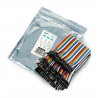 JustPi Verbindungskabel Set - 20cm 3x40St mm, f-f, m-f (120