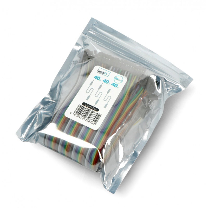 JustPi Verbindungskabel Set - 20cm 3x40St mm, f-f, m-f (120