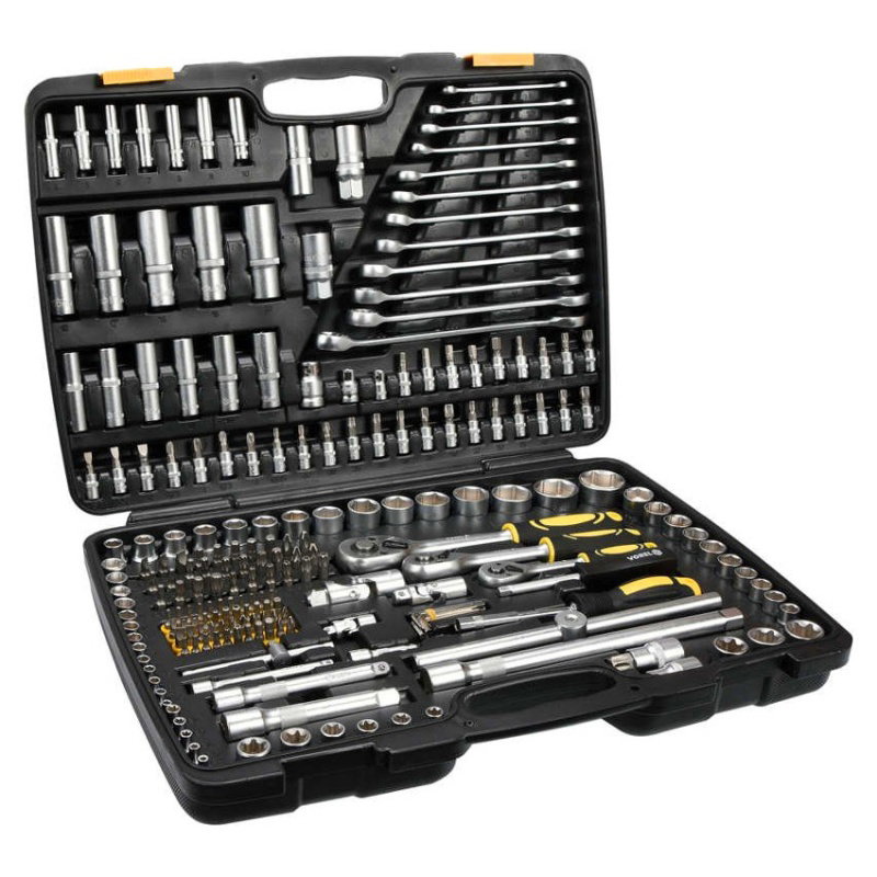 XXL Vorel 58700 Werkzeugsatz - 1/4'', 3/8'', 1/2'' - 216-tlg