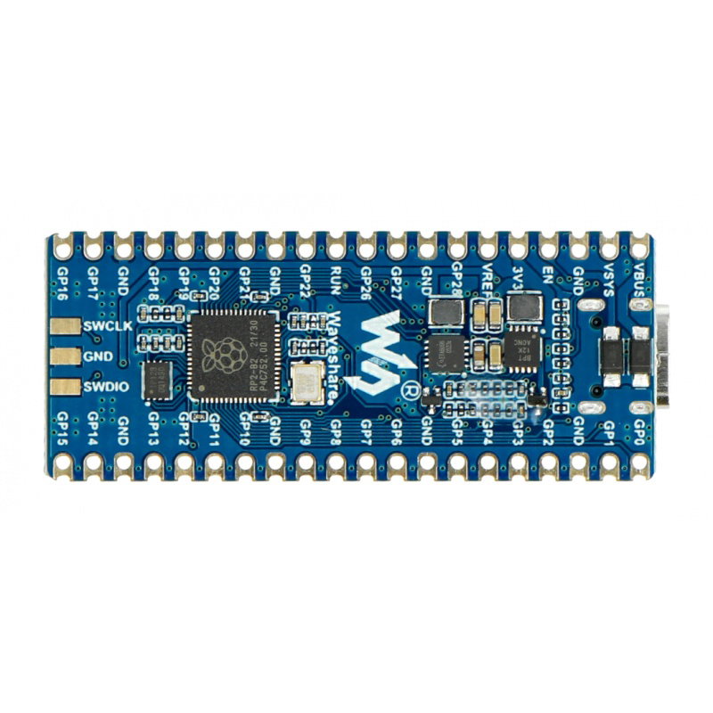 RP2040-LCD-0.96 - Platine mit RP2040-Mikrocontroller und