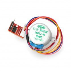 Schrittmotor mit Getriebe 28BYJ-48 5V / 0,1A / 0,03Nm mit