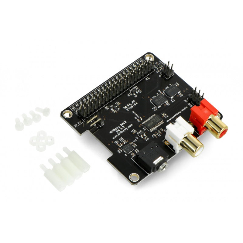 HiFiBerry DAC2 Pro - Soundkarte für Raspberry Pi 4B / 3B + / 3B