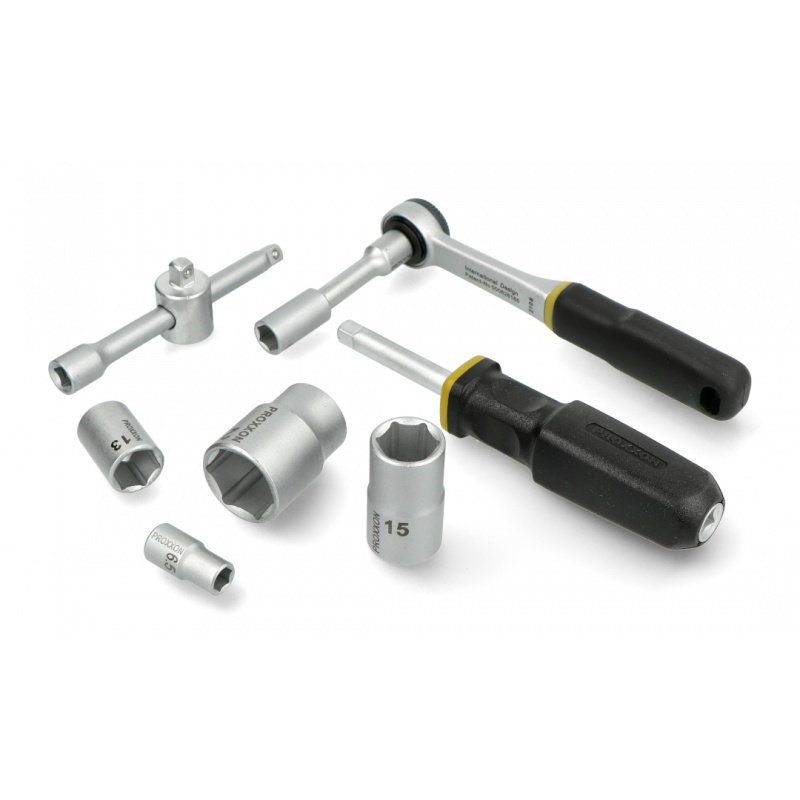 Proxxon PR23020 Steckschlüsselsatz - 1/2 '' und 1/4 '' - 56