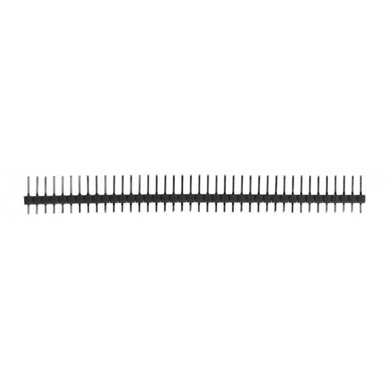 Goldpin Stecker 1x40 gerade Raster 2,54mm - schwarz - 10St.