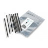 Goldpin Stecker 1x40 gerade Raster 2,54mm - schwarz - 10St.