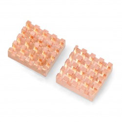 Satz Kupferkühlkörper für Raspberry Pi 4B / 3B + / 3B / 2 / B +