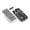 Adafruit 0,56 "4-stellige 7-Segment-Anzeige mit I2C-Rucksack -