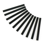 Goldstiftleiste 1x40 weiblich Raster 2,54mm - 10St.
