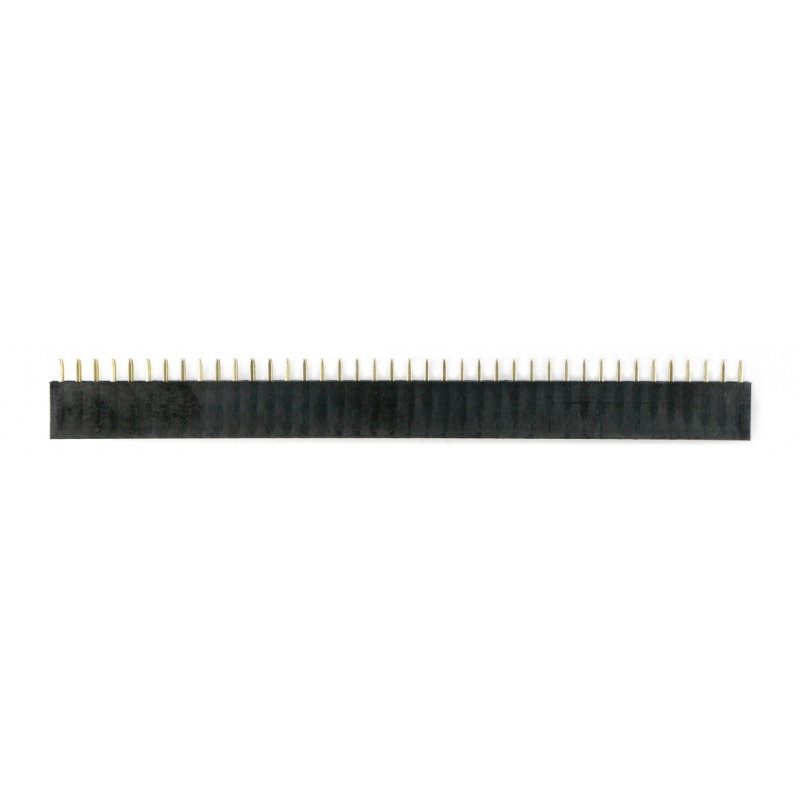 Goldstiftleiste 2x40 weiblich Raster 2,54mm - 10St.
