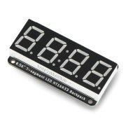 Adafruit 0,56 "4-stellige 7-Segment-Anzeige mit I2C-Rucksack -