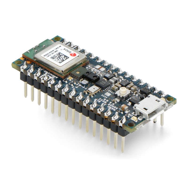 Arduino Nano 33 BLE Sense Rev2 ze złączami
