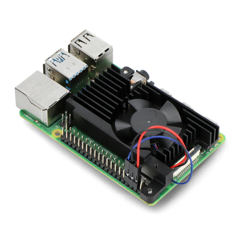 Dedicated All-In-One aluminum alloy cooling fan for Raspberry