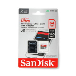 SanDisk Ultra microSD 64GB 140MB/s UHS-I Klasse 10, A1