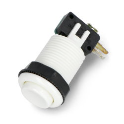 Arcade Concave Button 3,5cm - weiß - SparkFun COM-09340
