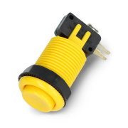 Arcade Concave Button 3,5 cm - Gelb - SparkFun COM-09338