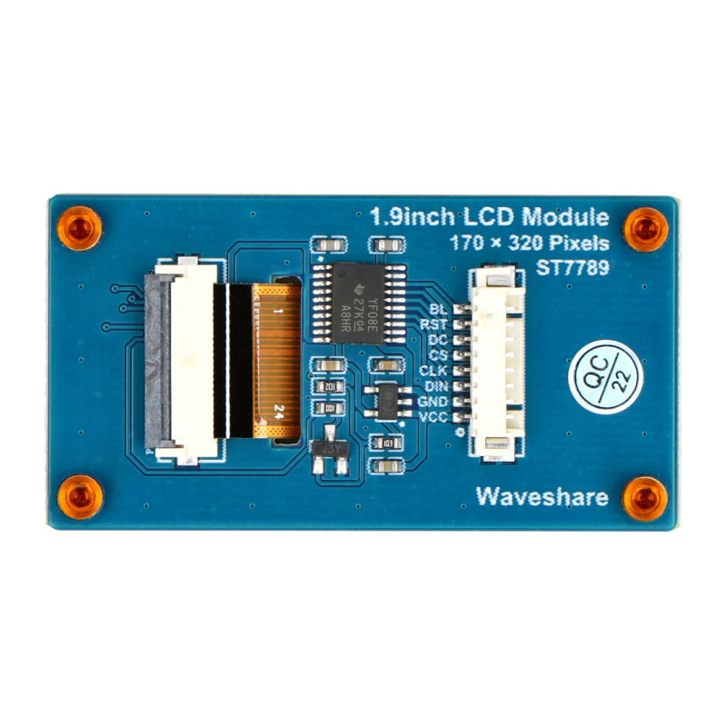 1.9inch LCD Display Module, 170×320 Resolution