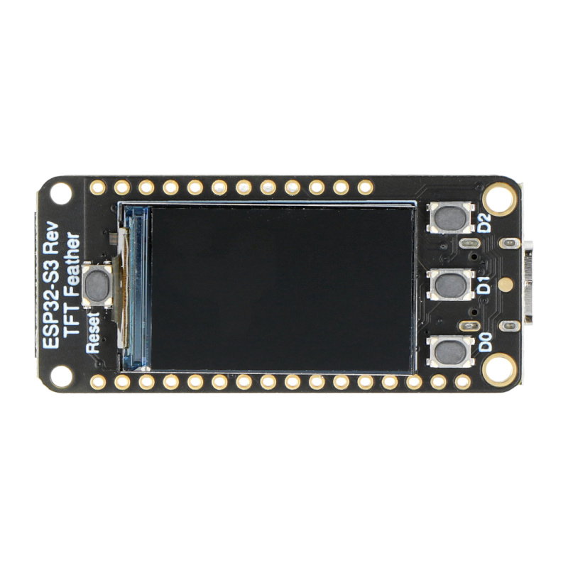 Adafruit ESP32-S3 Reverse TFT Feather - 4MB Flash, 2MB PSRAM