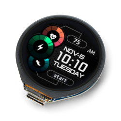 RP2040 Microcontroller Development Board, with 1.28inch Round