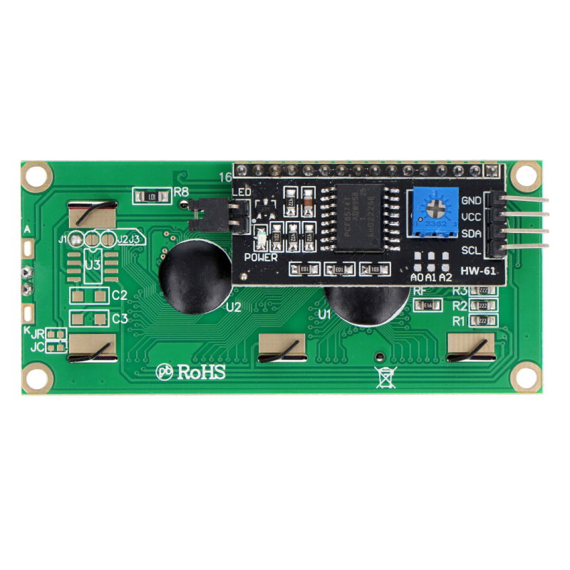 LCD-Display 2x16 Zeichen blau + I2C LCM1602 Konverter