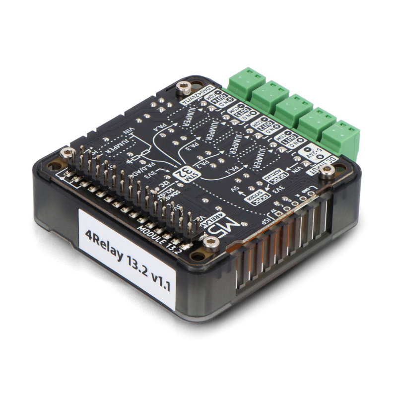 4-Channel Relay 13.2 Module V1.1 (STM32F030)