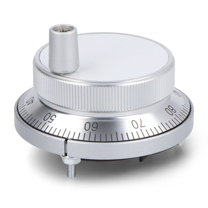 CNC Rotary Encoder - 100 Pulses per Rotation - 60mm Silver