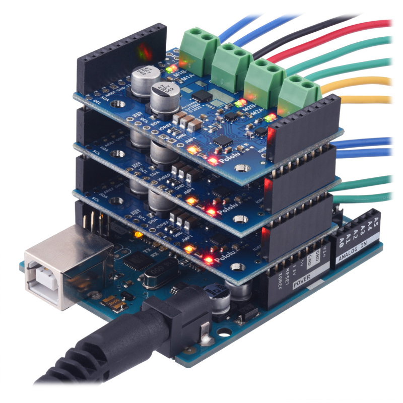 Motoron M3S550 Triple Motor Controller Shield for Arduino