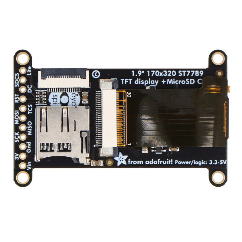 Adafruit 1.9" 320x170 Color IPS TFT Display - ST7789