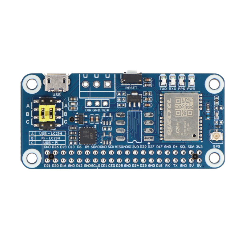 LC29H Series Dual-band GPS Module for Raspberry Pi (LC29H(DA)