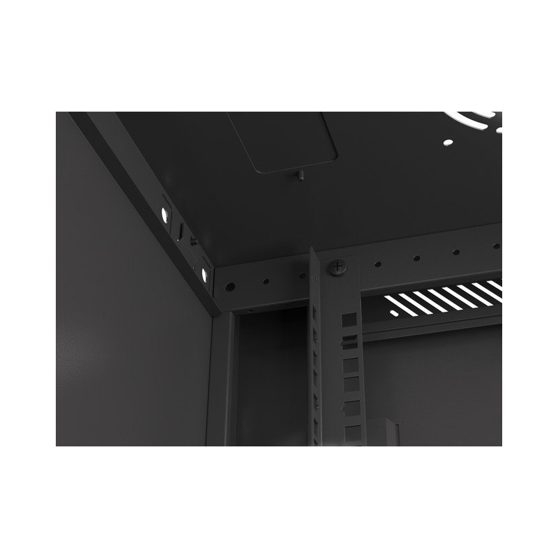 SZAFA INSTALACYJNA RACK WISZĄCA 19" 4U 600X450 CZARNA LANBERG
