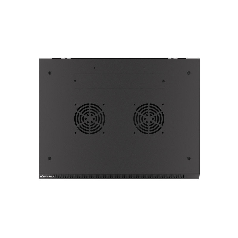 SZAFA INSTALACYJNA RACK WISZĄCA 19" 9U 600X450 CZARNA LANBERG