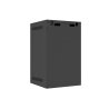 SZAFA INSTALACYJNA RACK WISZĄCA 10"" 9U 280X310 CZARNA DRZWI