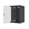 SZAFA INSTALACYJNA RACK WISZĄCA 10"" 9U 280X310 CZARNA DRZWI
