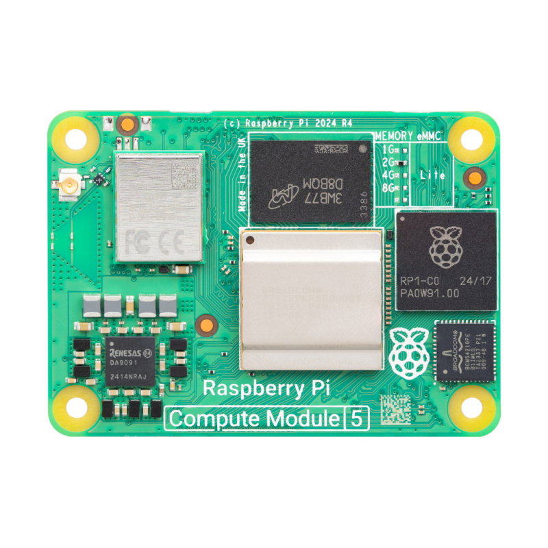 CM5004064 (Compute Module CM5, 4GB RAM/64GB eMMC, Non-Wireless)