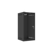 Szafa instalacyjna rack wisząca - 10" 12U 280x310mm - czarna -