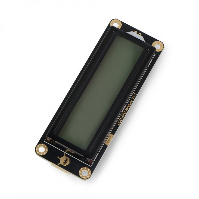 DFRobot Gravity - 2x16 I2C LCD Display - grau - für Arduino