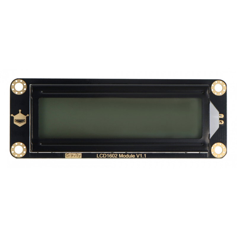 DFRobot Gravity - 2x16 I2C LCD Display - grau - für Arduino
