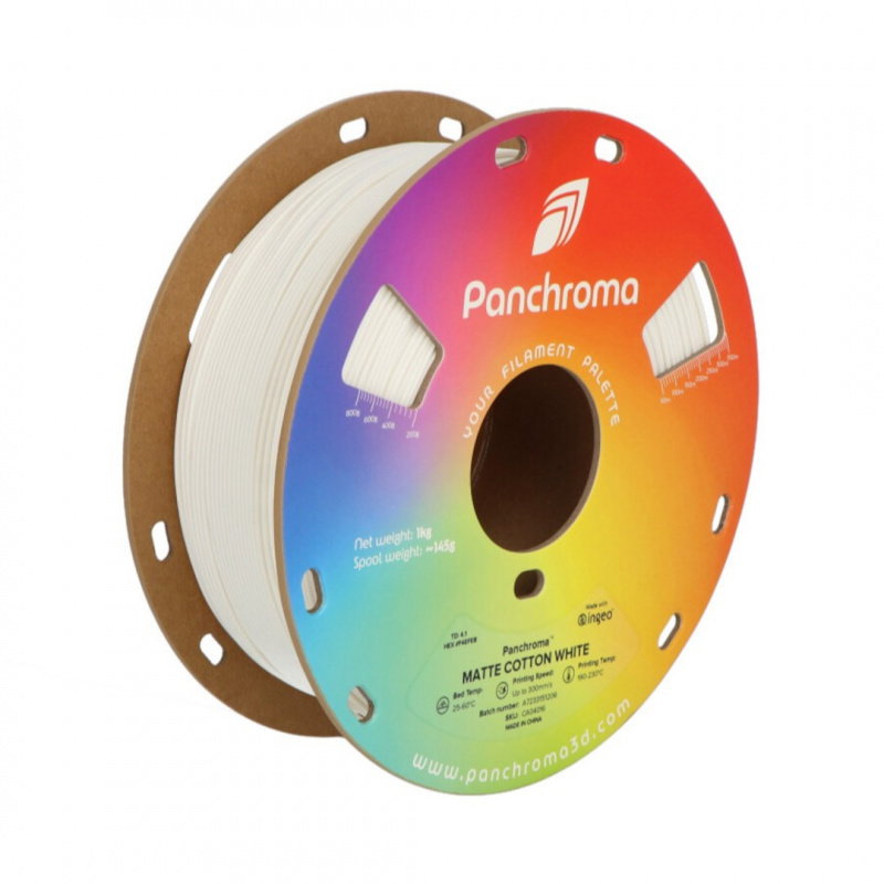 Polymaker Panchroma PLA-Filament 1,75 mm, 1 kg - Baumwollweiß