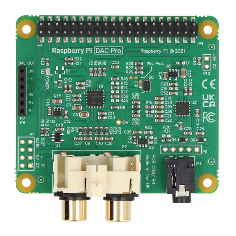 Raspberry Pi DAC Pro - IQaudIO Soundkarte für Raspberry Pi