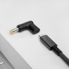 Wtyczka do zasilacza uniwersalnego Akyga AK-ND-C01 USB-C / 5.5