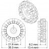 Pololu 24x19mm Räder