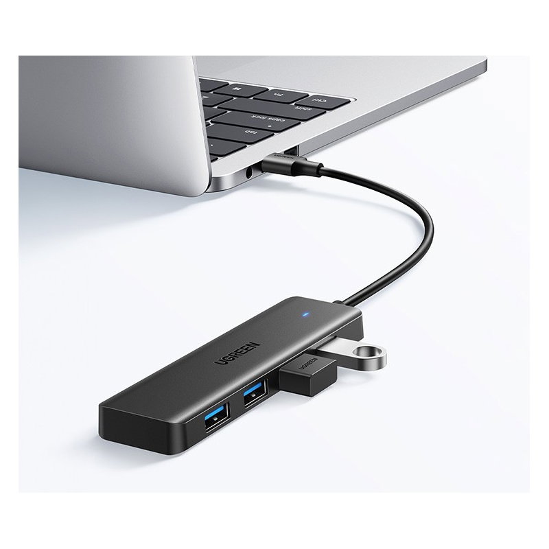Adapter UGREEN 4w1 25851 Hub USB-A do 4x USB-A (czarny)