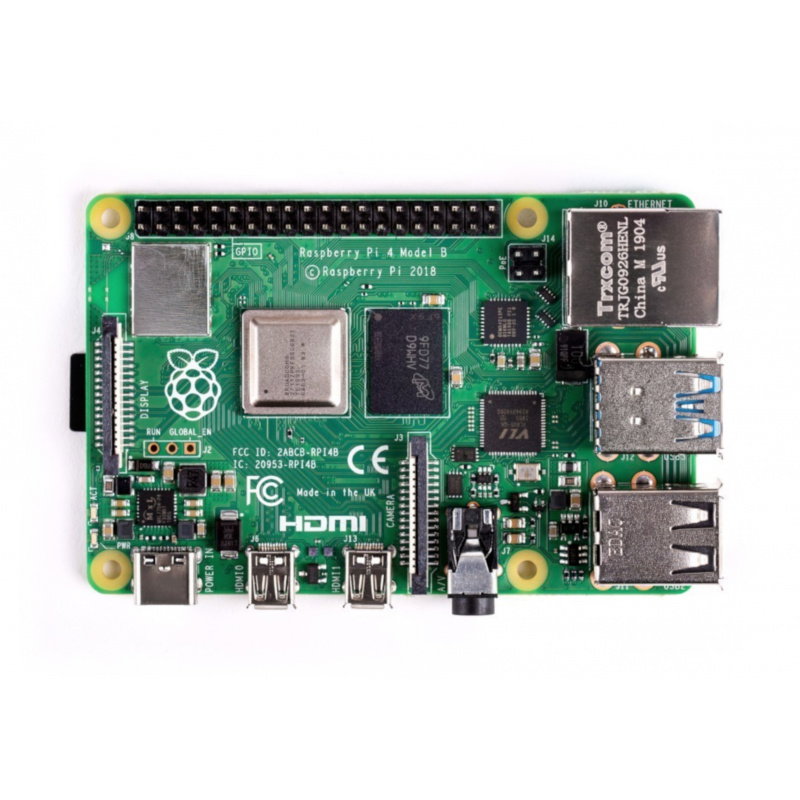 Kit mit Raspberry Pi 4B WiFi 1GB RAM + offizielles Zubehör