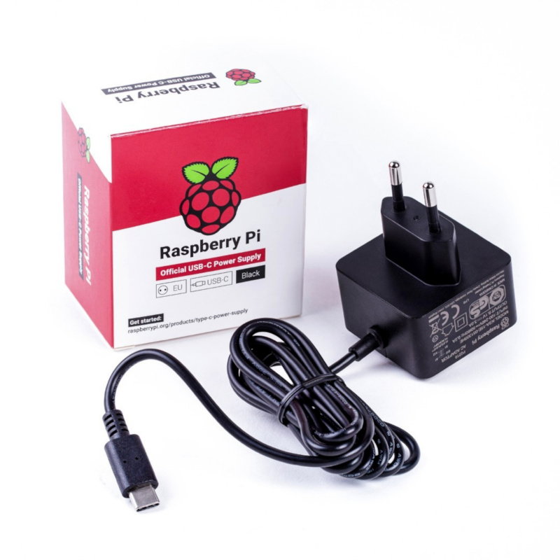 Kit mit Raspberry Pi 4B WiFi 1GB RAM + offizielles Zubehör