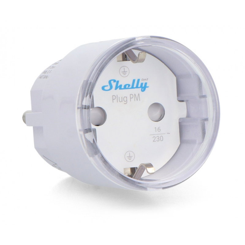 Shelly Plug PM Gen3 - inteligentne gniazdko